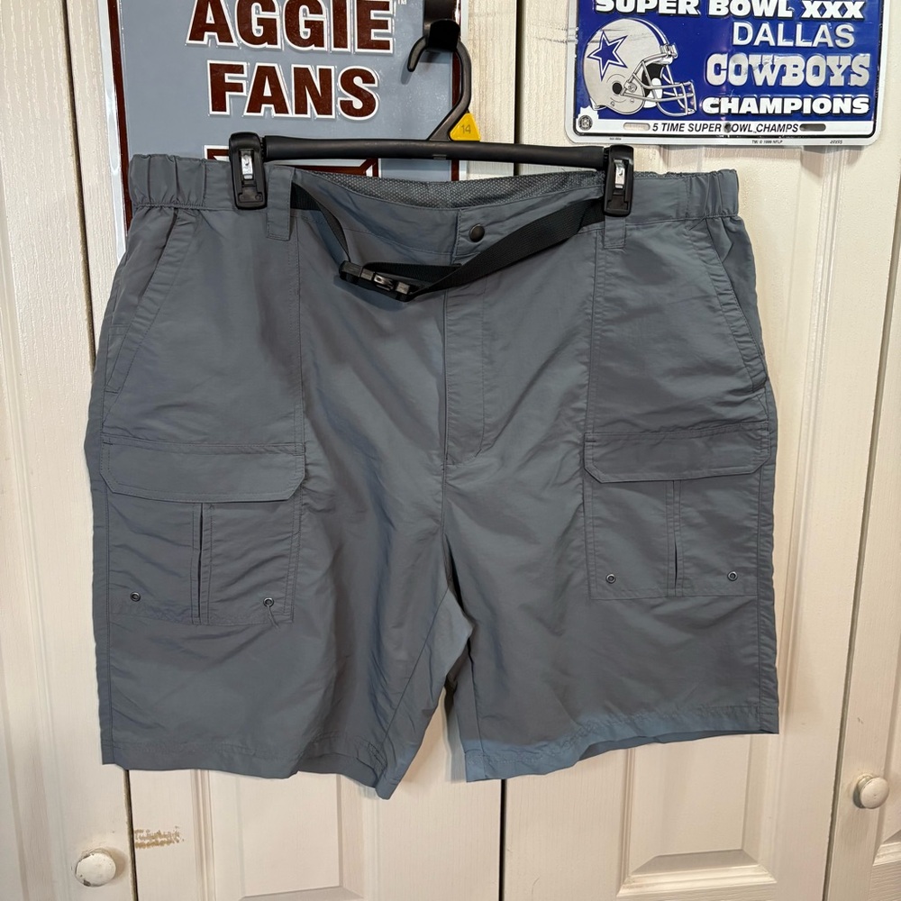 Swiss Alps Men's Gray Cargo Shorts